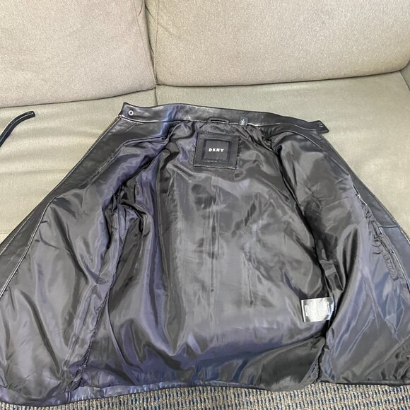 DNKY Genuine Leather Men's Jacket Size S - Picture 5 of 8